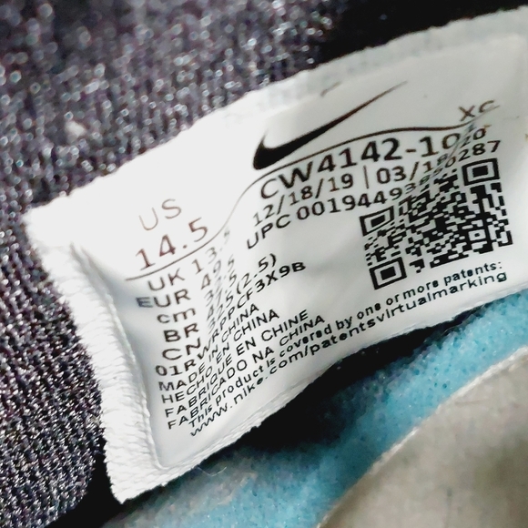 Nike Kyrie 6 White Black Lace Up Logo Basketball Mid Top Sneakers V783 - Picture 10 of 12